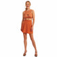 OXXO Womens Bottoms M / Orange / 40 OXXO -  Cut Out Detail Mini Skirt