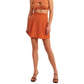 OXXO Womens Bottoms S / 38 / Orange OXXO - Cut Out Detail Mini Skirt