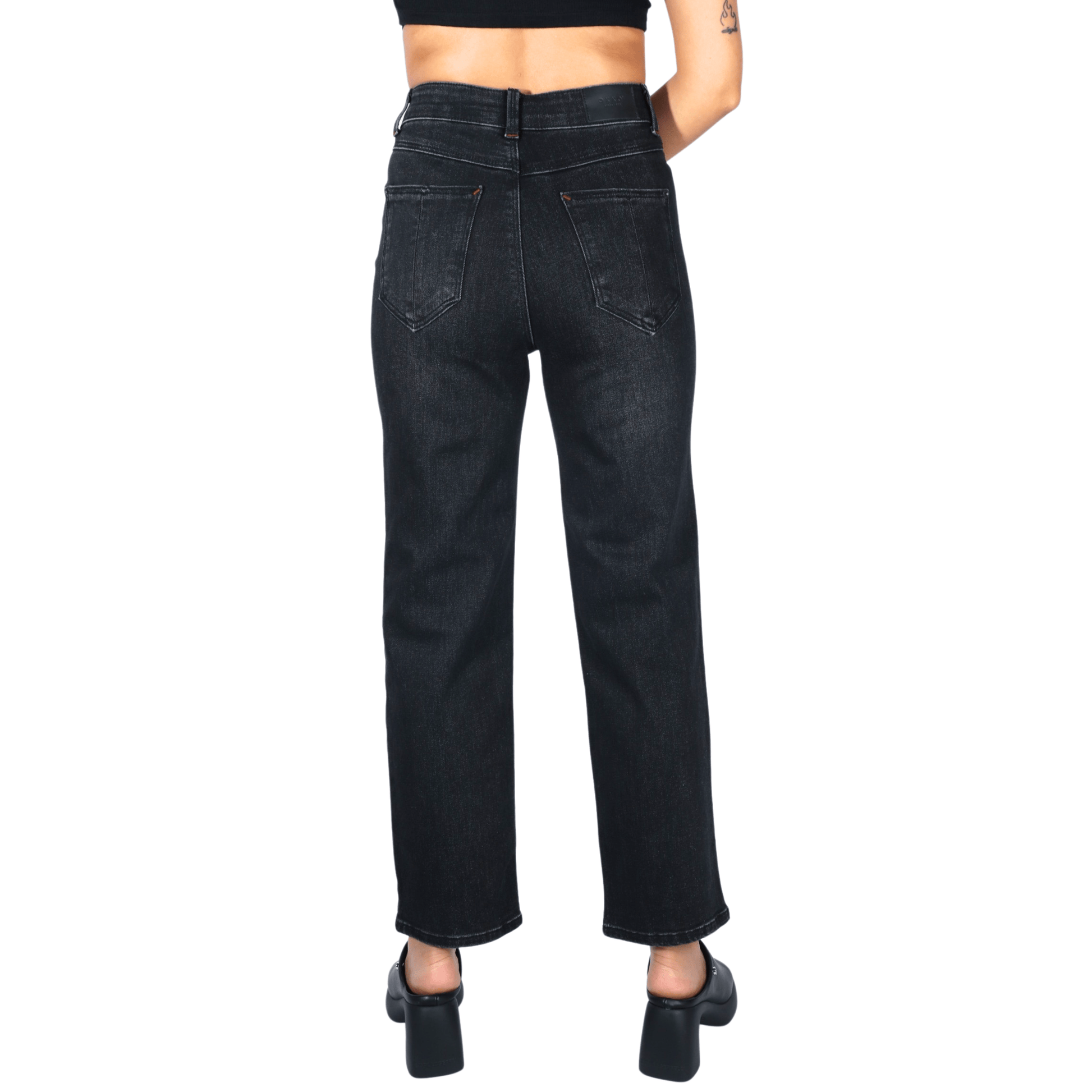 OXXO Womens Bottoms S / Black / 28 OXXO - Edra high rise denim