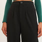 OXXO Womens Bottoms OXXO - Elastic Waist Wide-Leg  Pants