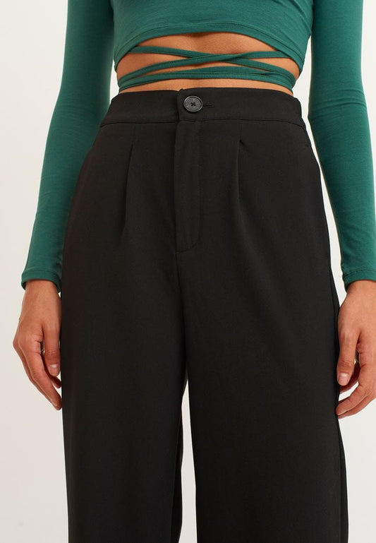 OXXO Womens Bottoms OXXO - Elastic Waist Wide-Leg  Pants