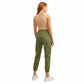 OXXO Womens Bottoms L / Green / 42 OXXO - Elasticated waistband cargo pants