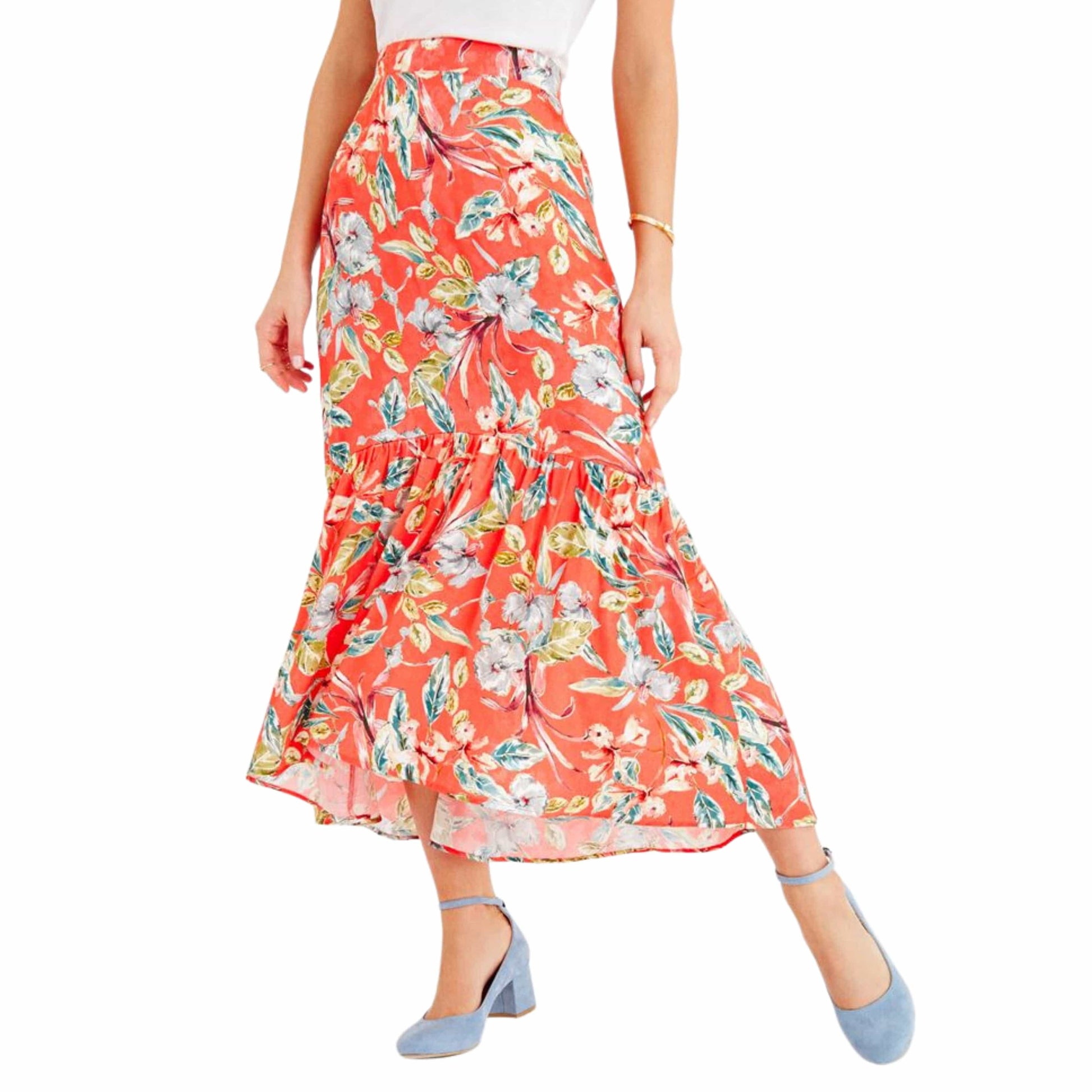 OXXO Womens Bottoms OXXO - Floral Printed Skirt