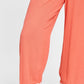 OXXO Womens Bottoms M / Coral / 40 OXXO - High Rise Pants with Lace