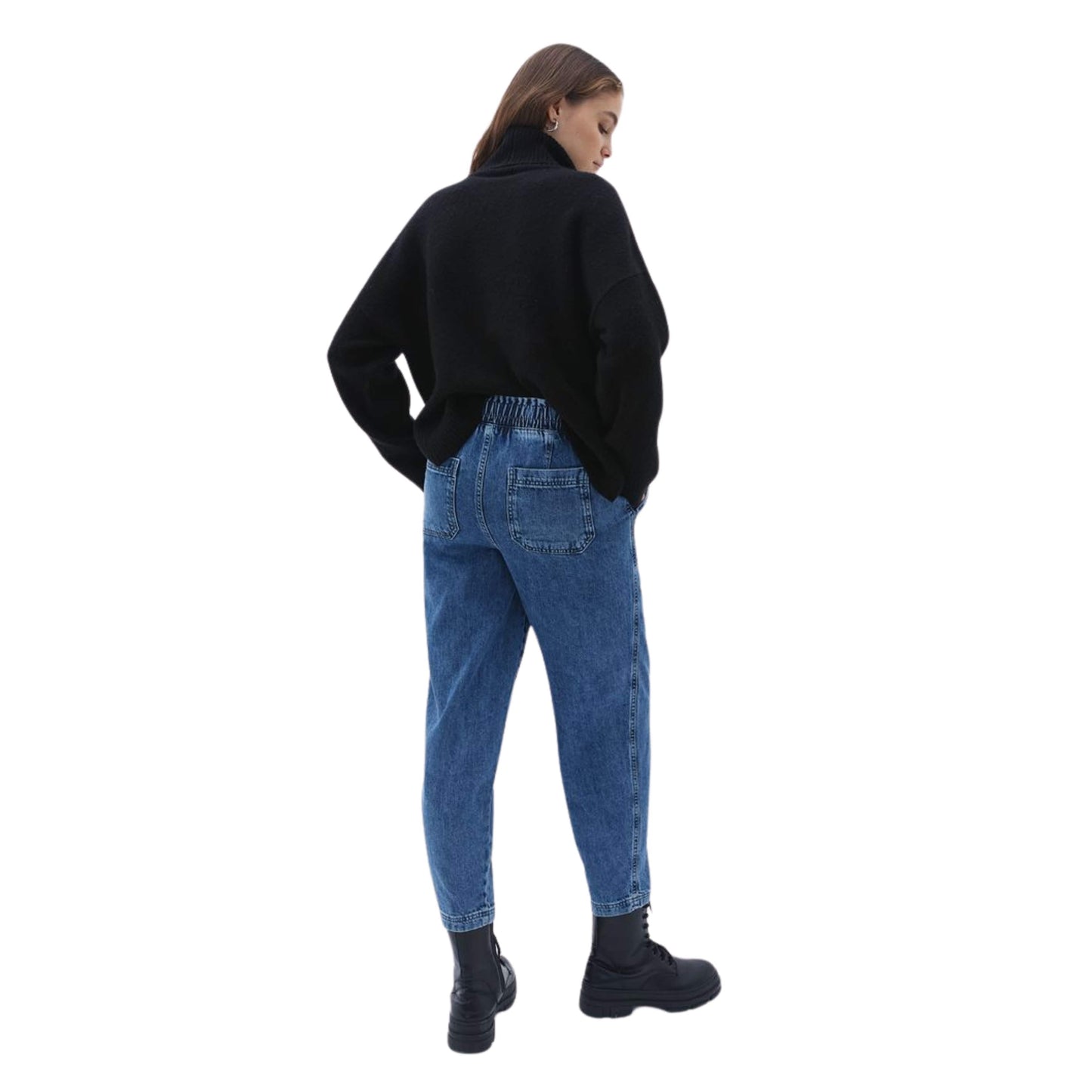 OXXO Womens Bottoms OXXO - High Rise Slouchy Fit Denim