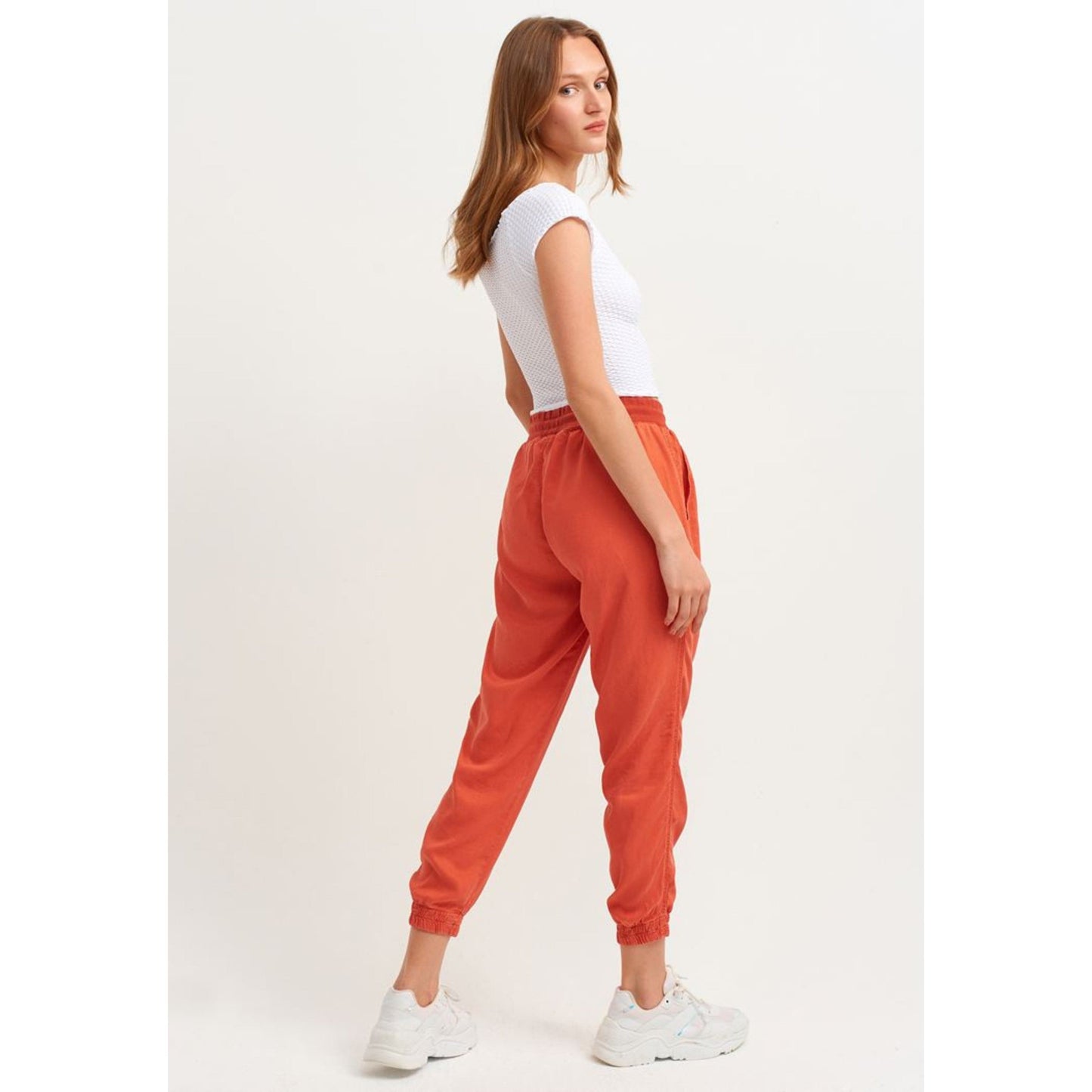 OXXO Womens Bottoms OXXO - Khaki mid rise sweatpants