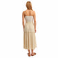 OXXO Womens Bottoms M / Beige / 40 OXXO - Linen midi skirt