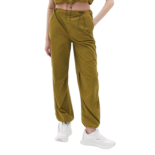 OXXO Womens Bottoms XS / Green / 44 OXXO - Mid Rise Cuffed leg Pants