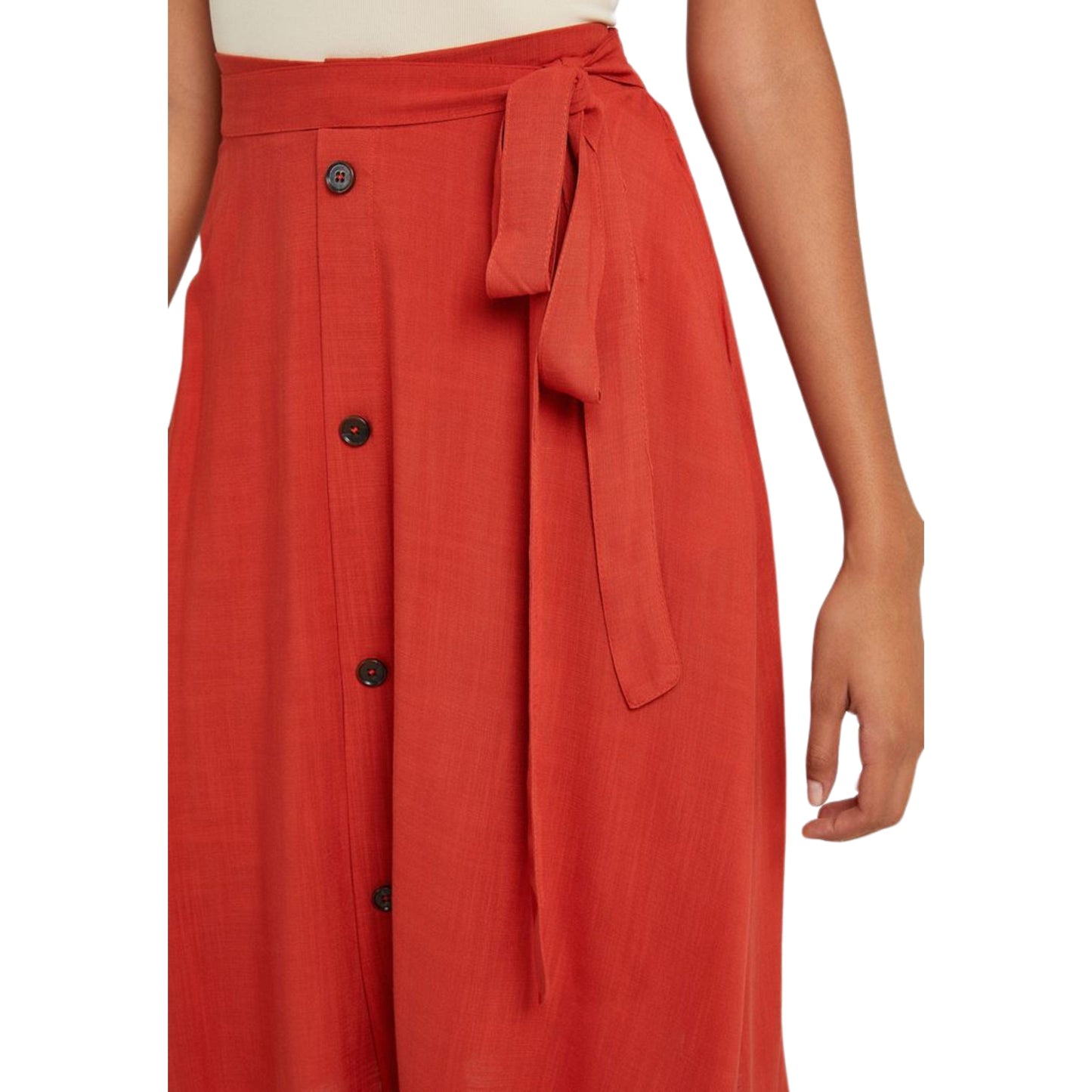 OXXO Womens Bottoms OXXO - Midi Skirt with Buttons