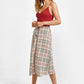 OXXO Womens Bottoms OXXO -  Mixed Ruffled Midi Skirt