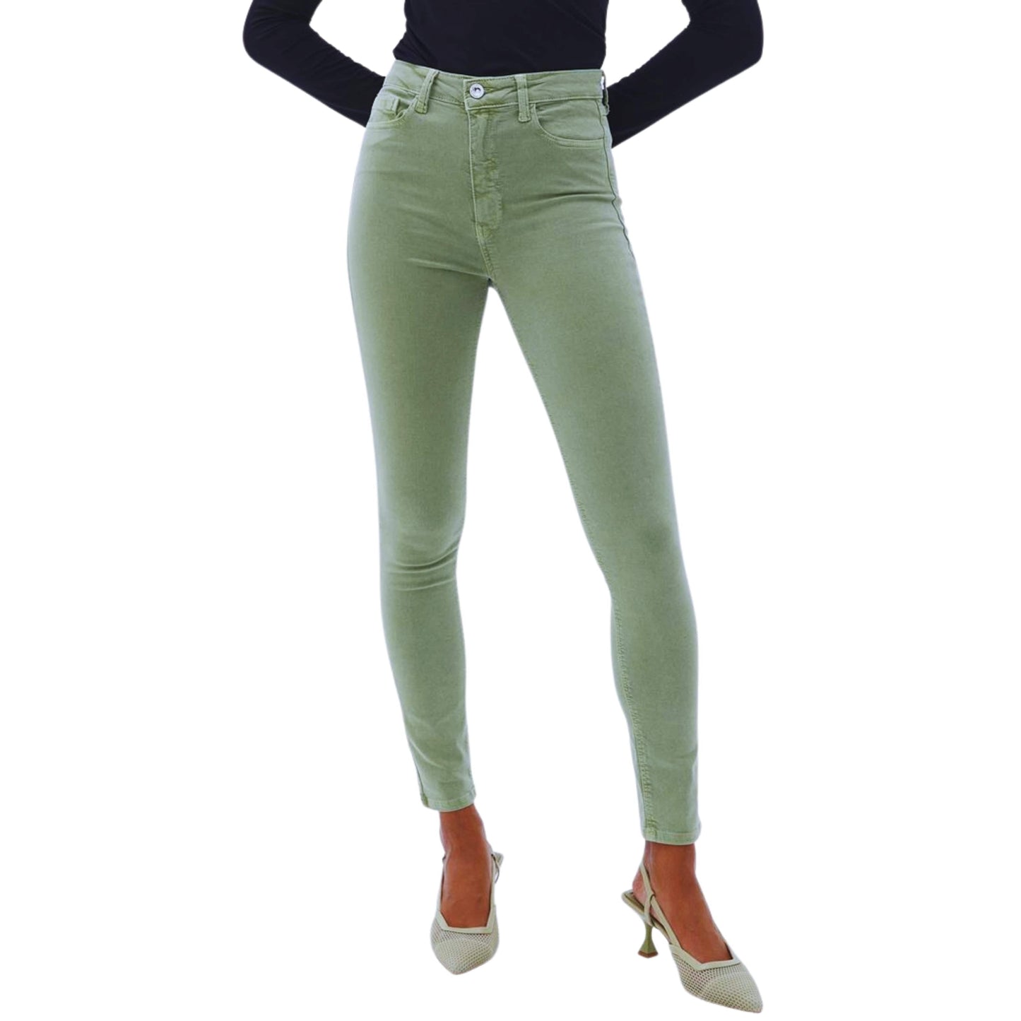 OXXO Womens Bottoms S / Green / 38 OXXO - Soft Skinny pants