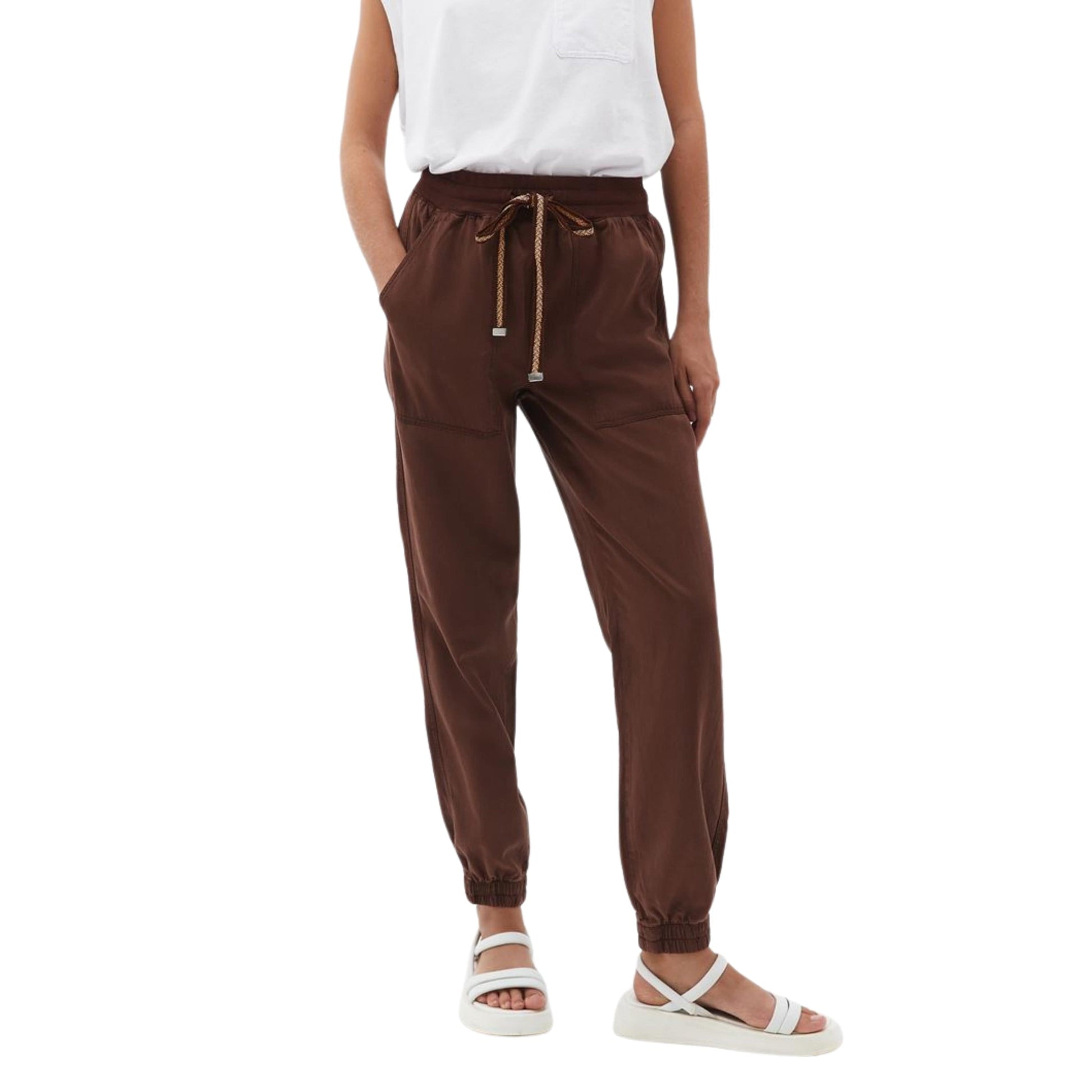 OXXO Womens Bottoms L / Brown / 42 OXXO - Soft touch jogger Sweatpants