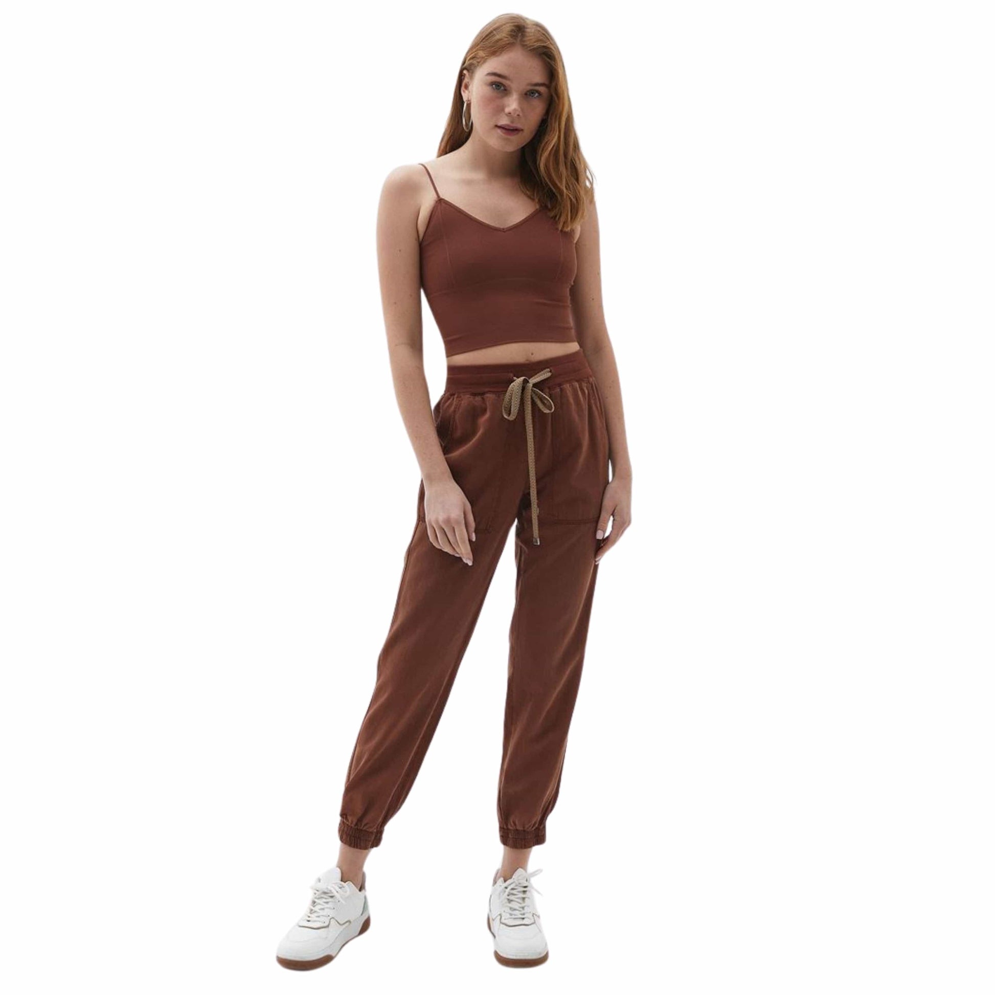 OXXO Womens Bottoms XL / Dark brown OXXO - Soft touch Sweatpants