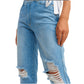 OXXO Womens Bottoms L / Light blue / 42 OXXO - SOPHIE SLIM BOY FRIEND