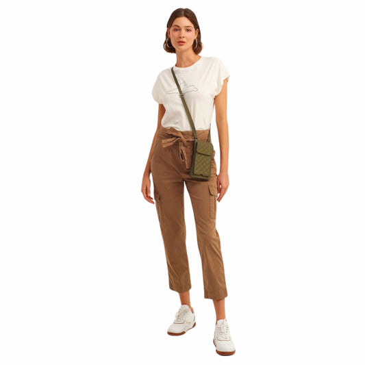 OXXO Womens Bottoms XL / Brown / 32 OXXO - Straight-Fit Cargo Pants