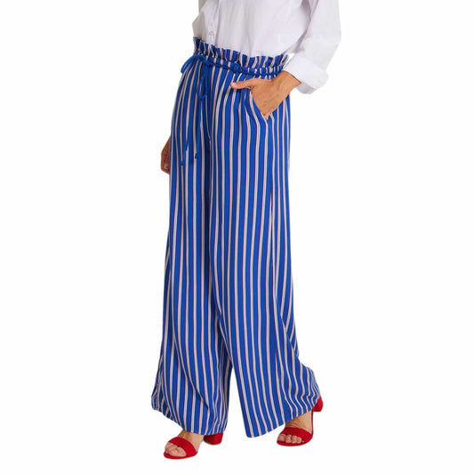 OXXO Womens Bottoms M / Multi-Color / 40 OXXO - stripped wide leg pants