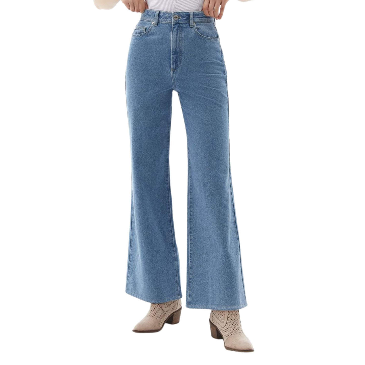 OXXO Womens Bottoms XS / Blue / 27 OXXO - Wide Leg Pants