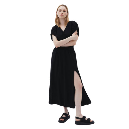 OXXO Womens Dress XS / Black OXXO - Double Breasted Maxi Dress