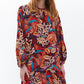 OXXO Womens Dress XXS / Multi-Color / 34 OXXO - Mixed Floral print tiered maxi dress