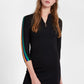 OXXO Womens Dress S / Black OXXO - Sleeve Stripe Detail Dress