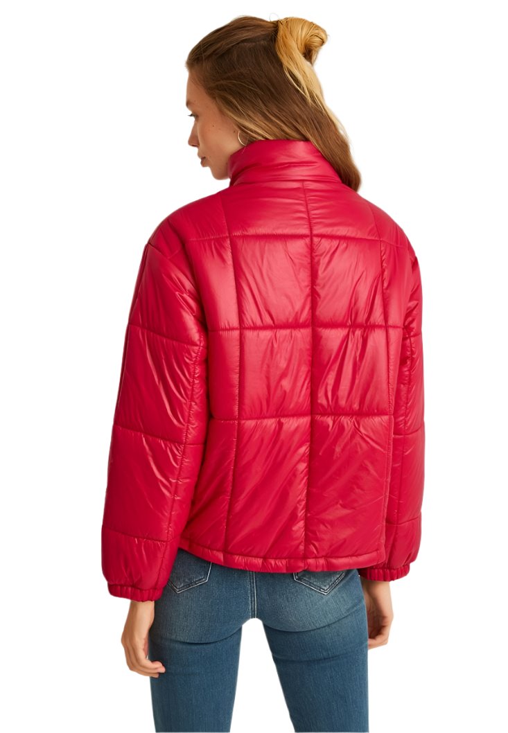 OXXO womens j M / Fuschia OXXO - Oversize Puffer Jacket