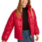 OXXO womens j M / Fuschia OXXO - Oversize Puffer Jacket