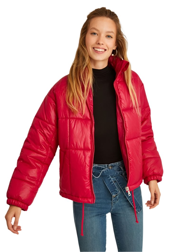 OXXO womens j M / Fuschia OXXO - Oversize Puffer Jacket