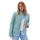 OXXO Womens Jackets L / Green OXXO - Button up puffer jacket