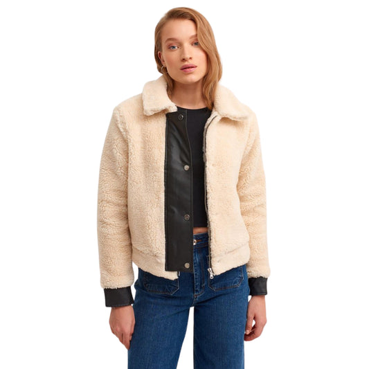 OXXO Womens Jackets OXXO - Jacket Leather Details