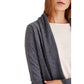 OXXO Womens Jackets L / Grey OXXO - Long Sleeve Asymmetric Cardigan