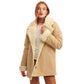 OXXO Womens Jackets M / Beige OXXO - Wool Oversize Midi Coat