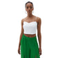 OXXO Womens Tops XL / White OXXO - Crop Top with Thin Straps