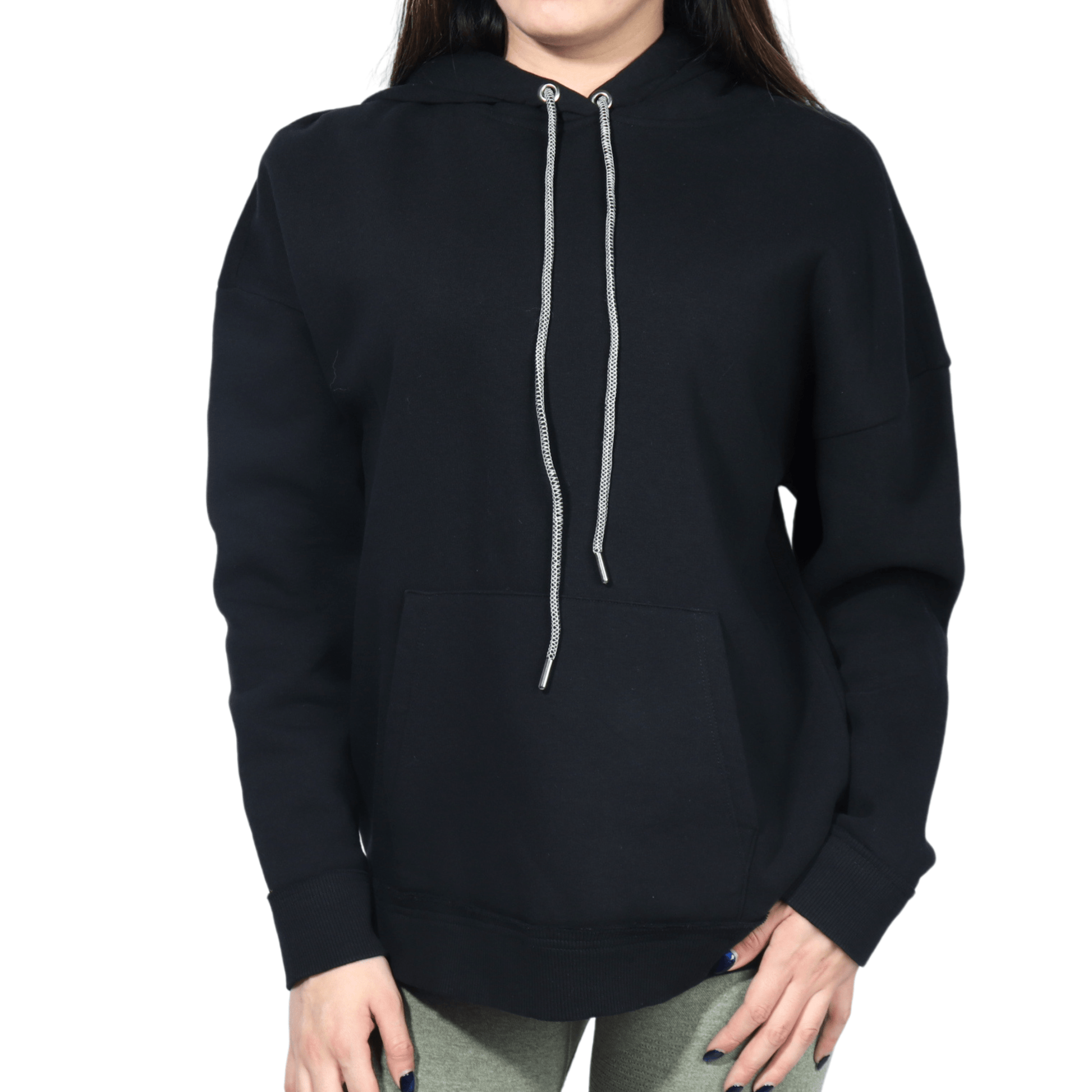 OXXO Womens Tops XS / Black OXXO - Drawstring Front pocket hoody