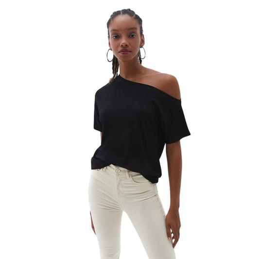 OXXO Womens Tops OXXO - Off-Shoulder T-Shirt