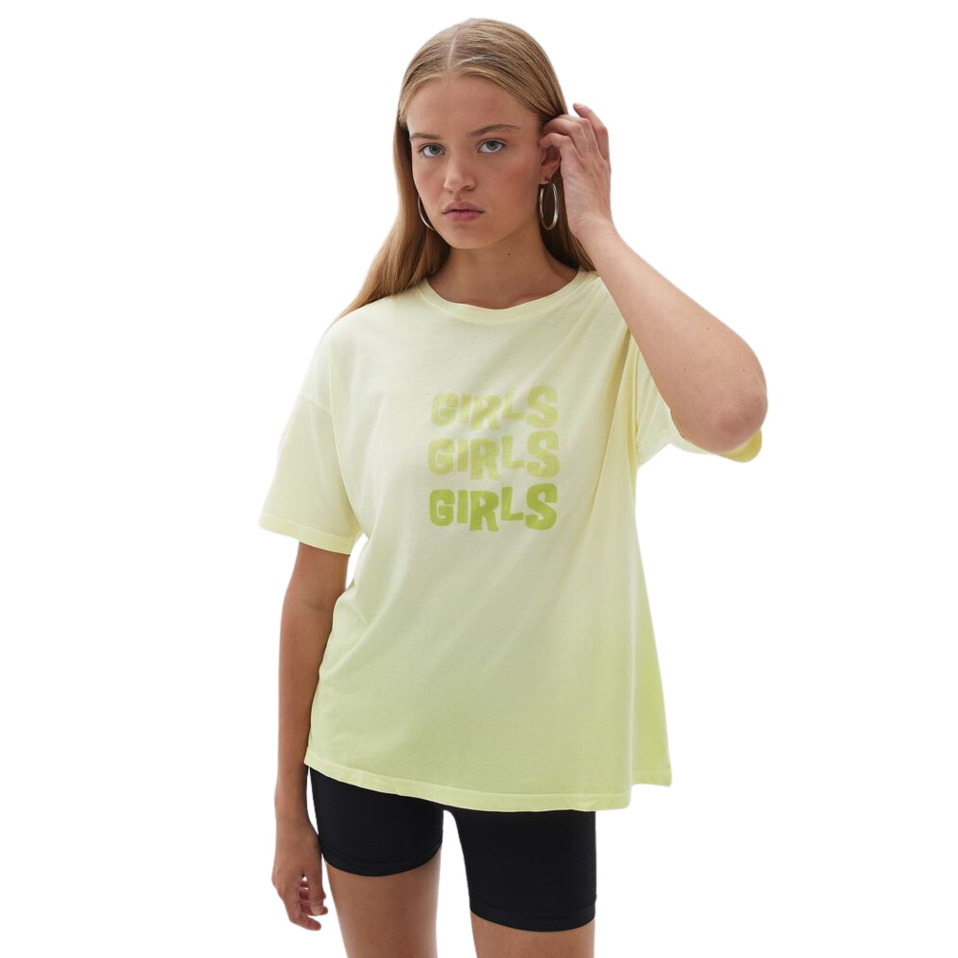 OXXO Womens Tops S / Yellow OXXO - Oversize Tshirt