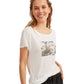 OXXO Womens Tops L / White OXXO -  Printed Summer T-Shirt