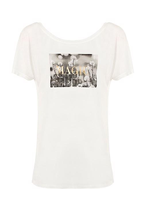 OXXO Womens Tops L / White OXXO -  Printed Summer T-Shirt