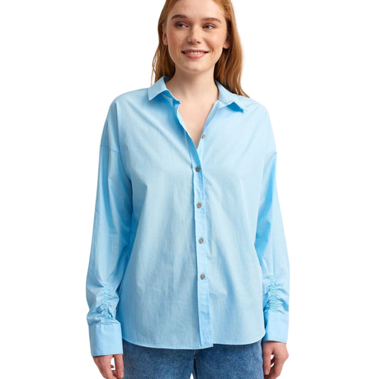 OXXO Womens Tops OXXO - Shirring Detailed Shirt