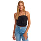 OXXO Womens Tops L / Black OXXO - Thin Strap Crop Tank Top