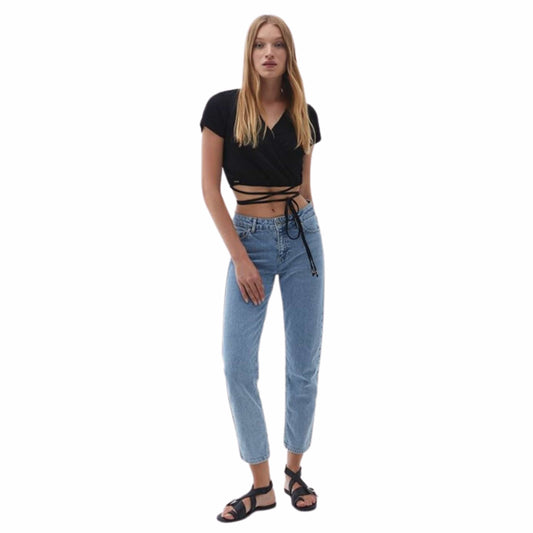 OXXO Womens Tops OXXO - Tie Detail Crop Top