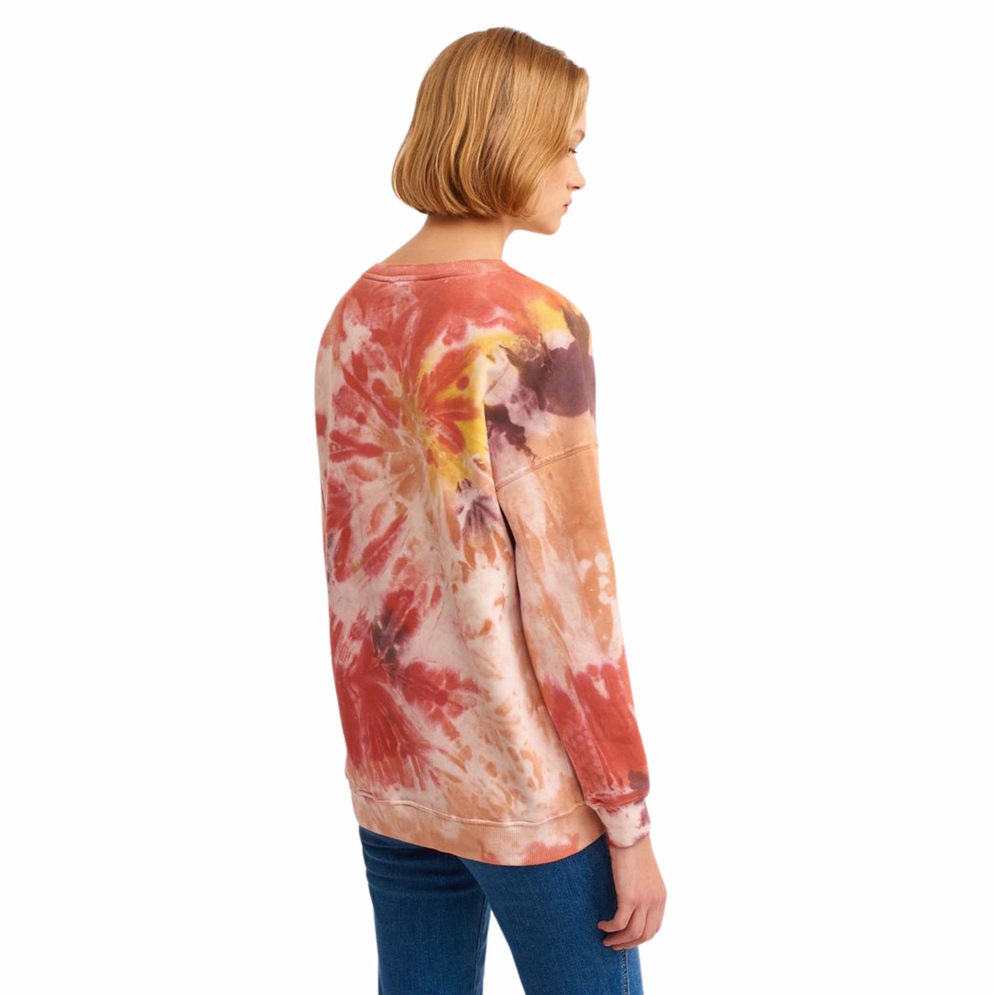 OXXO Womens Tops M / Multi-Color OXXO - Tie Dye Wash Printed Sweatshirt