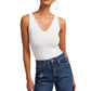 OXXO Womens Tops L / White OXXO - V-Neck Top