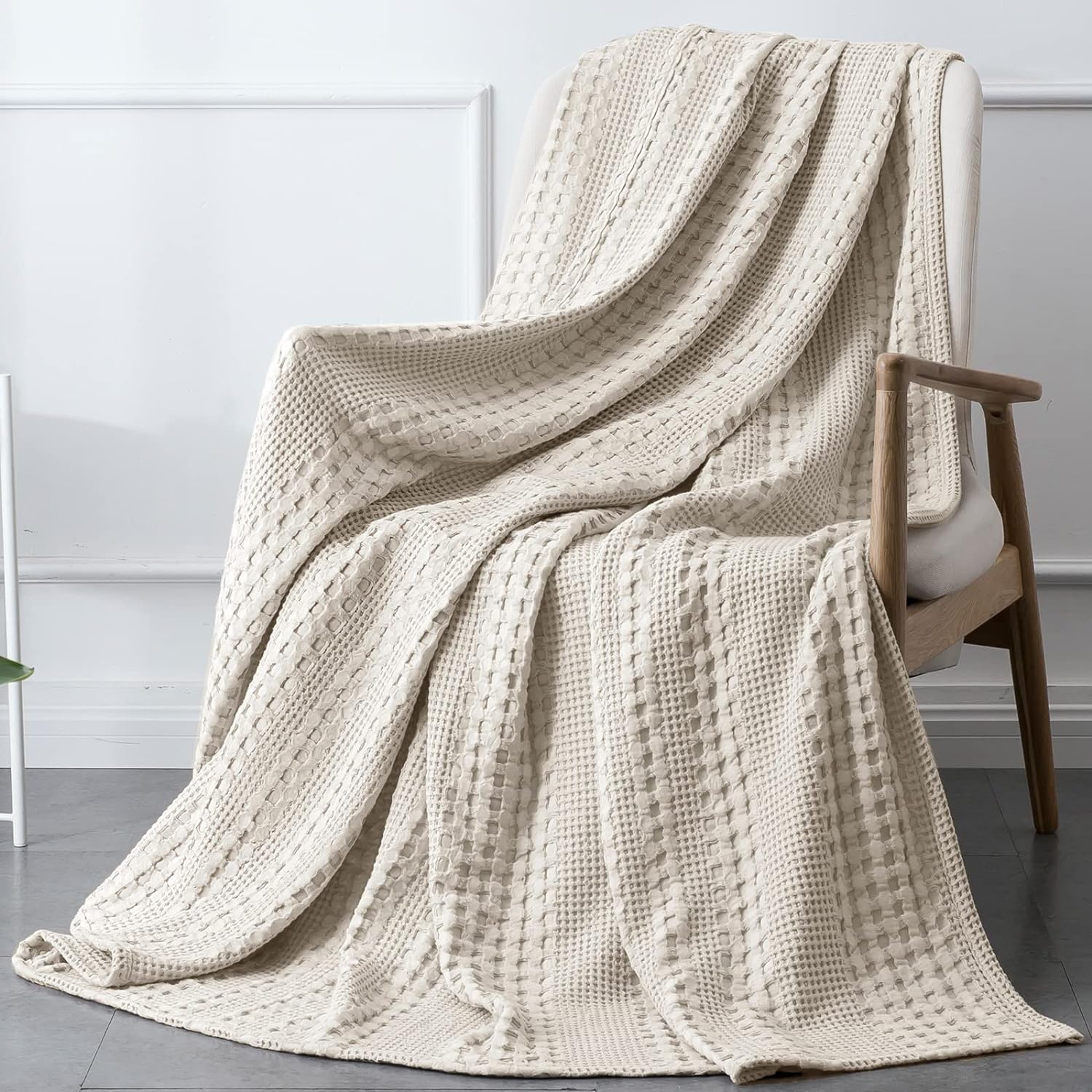 PACIFIC Blankets Throw / Beige Pacific - Waffle Blanket