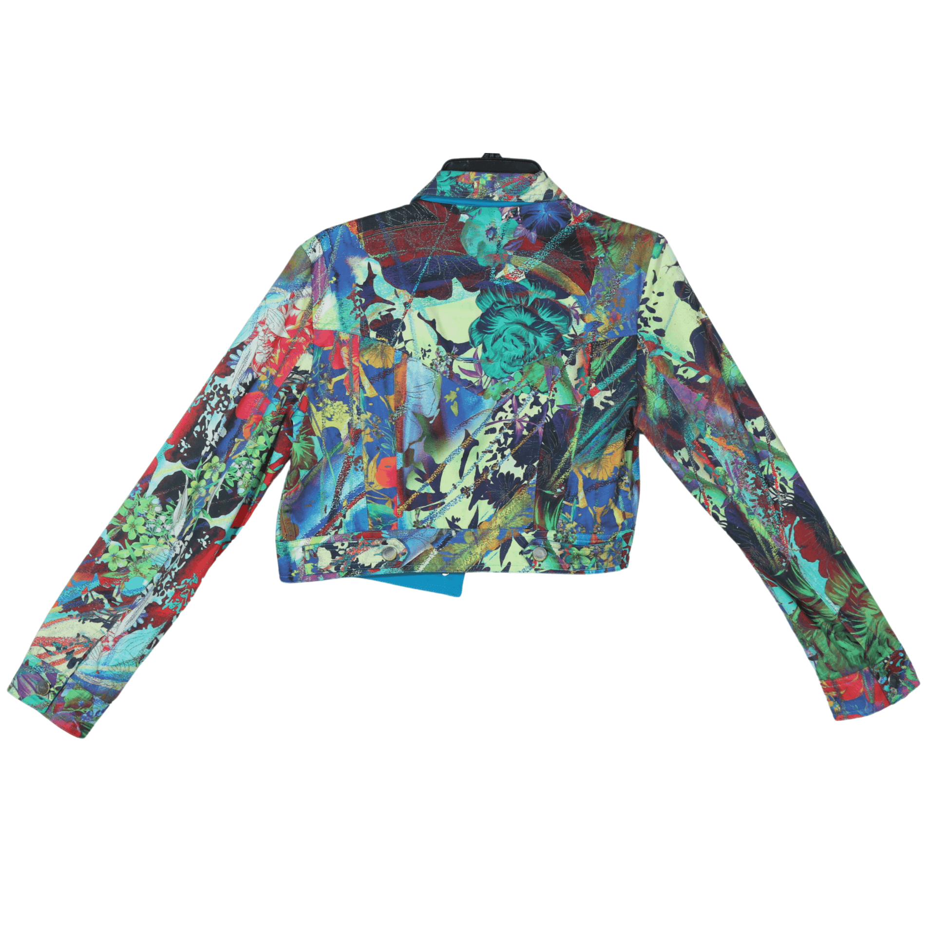 PAUL BRIAL Womens Jackets S / Multi-Color PAUL BRIAL - Crop button up jacket