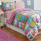 PEANUT & OLLIE Comforter/Quilt/Duvet Twin/Full / Multi-Color PEANUT & OLLIE - Han Comforter Set Twin/Full