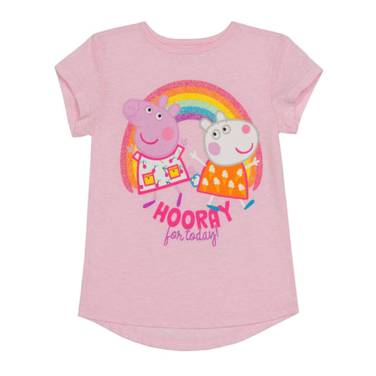PEPPA PIG Girls Tops 5 Years / Pink PEPPA PIG - Kids - Hooray for Today T-shirt