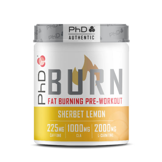 PHD Sports Supplements Sherbet Lemon PHD - Burn Pre- Workout Powder - 200 g