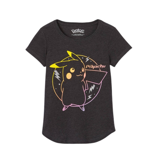 POKEMON Girls Tops S / Grey POKEMON - KIDS - Printed T-Shirt