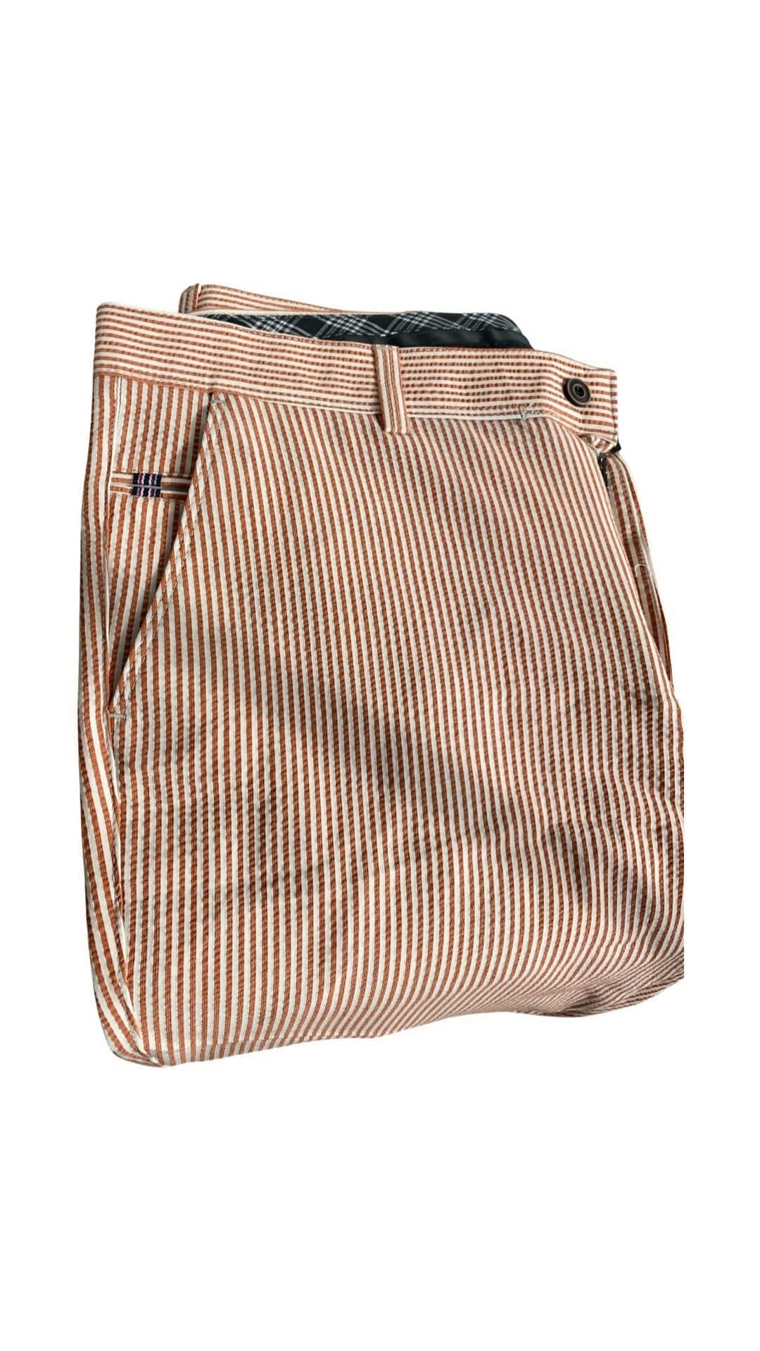 POLO CASIMO straight fit trouser Brown / 29 POLO CASIMO - Men Striped Pant