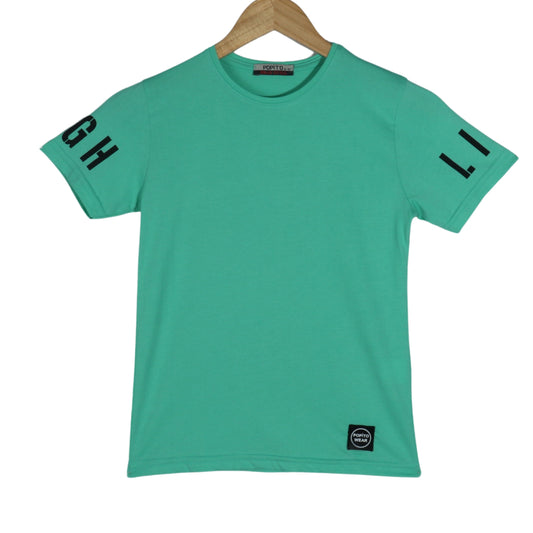POPITO Boys Tops S / Green POPITO - KIDS - Crew Neck T-Shirt